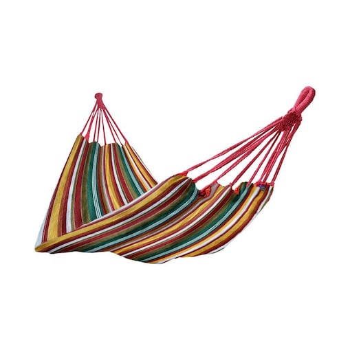 Hamak dwuosobowy kolorowy, do pokoju, ogrodu