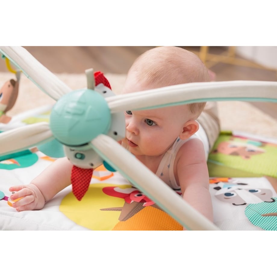 Gimnastyka/mata edukacyjna z pałąkami - Leśna Kraina