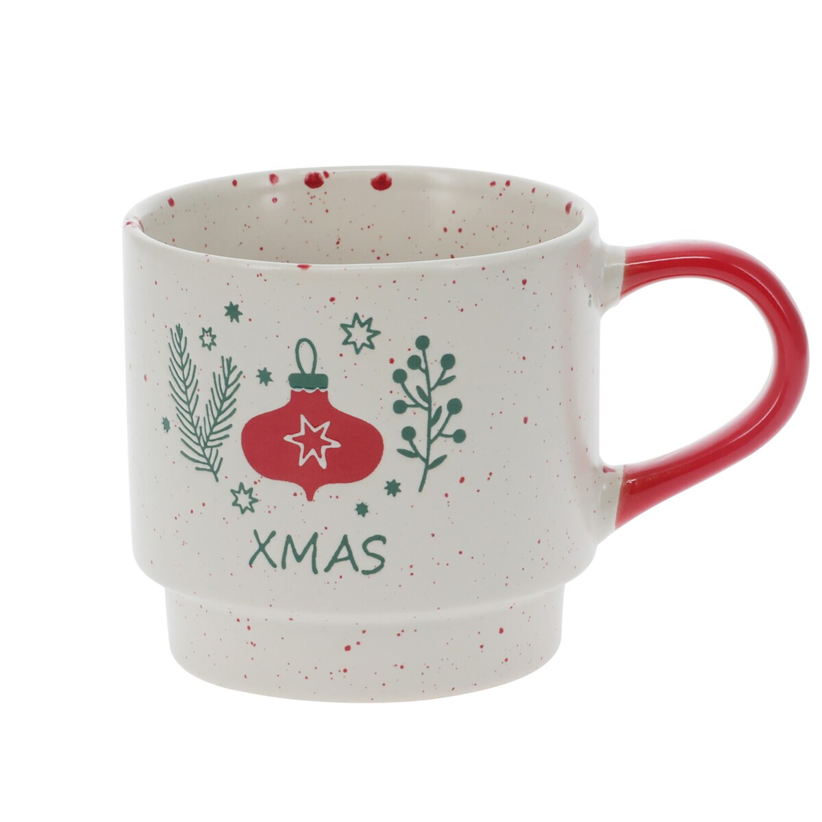 Kubek Z Uchem Świąteczny 380 Ml Porcelanowy Zimowy Świąteczny