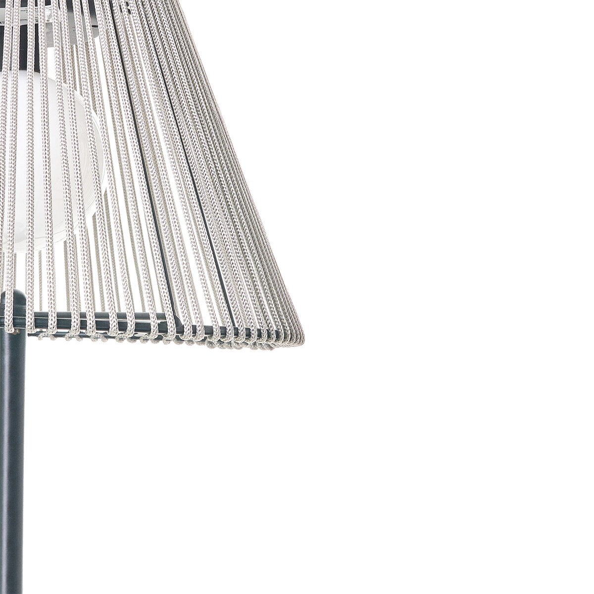 Lampa ogrodowa stojąca solarna LED LUETE Szary