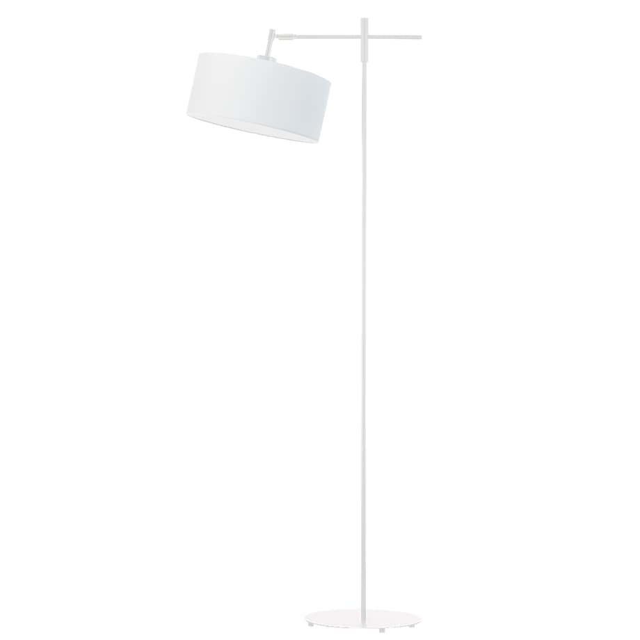 Lampa stojąca podłogowa przegubowa regulowana z abażurem walec 30cm SALIX