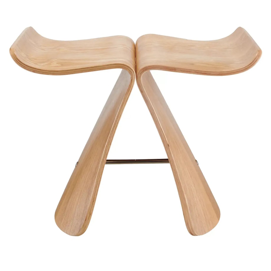 Designerski stołek Book MH-0025-N Moos taboret drewniany