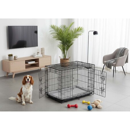 Klatka dla psów + legowisko 92x58x63 cm Pethaus 620100-606100