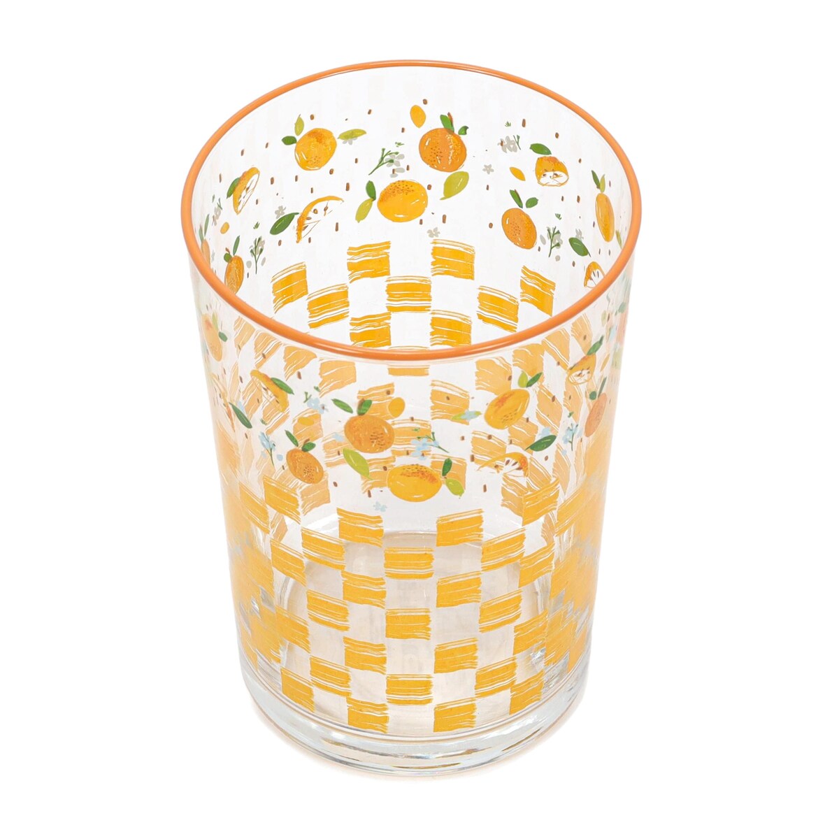 Duża szklanka w owocowy wzór, 510 ml