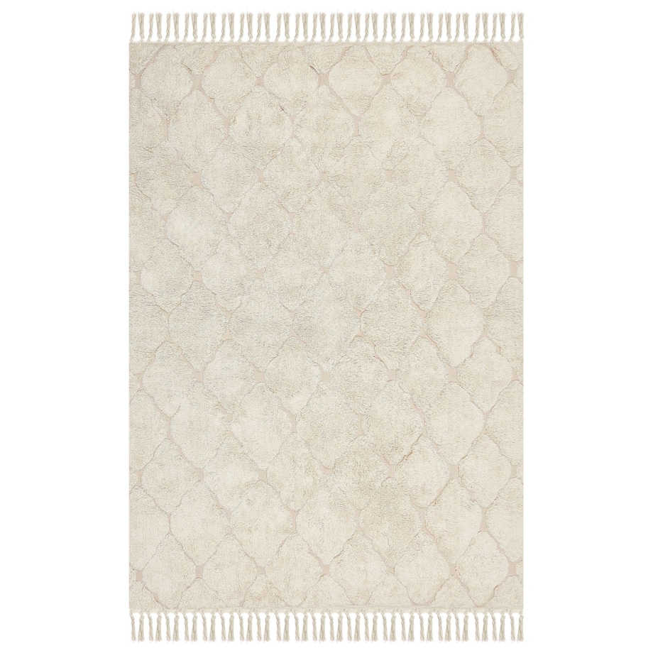 Dywan bawełniany 140 x 200 cm beżowy SILCHAR