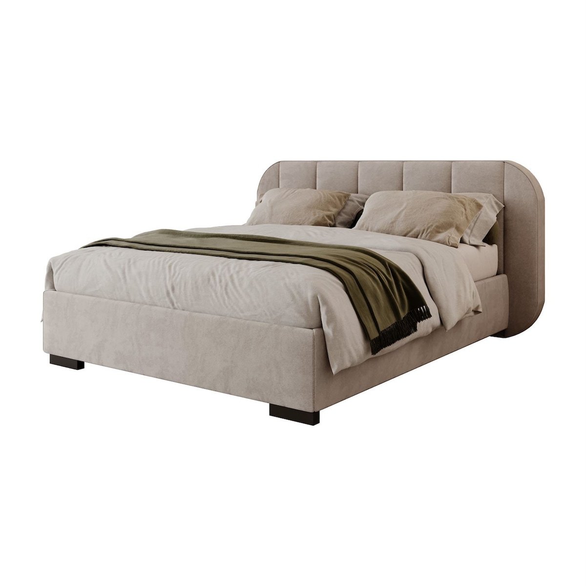 Łóżko tapicerowane AMARA, pojemnik, stelaż 32, 180x200, Royal Velvet 87180