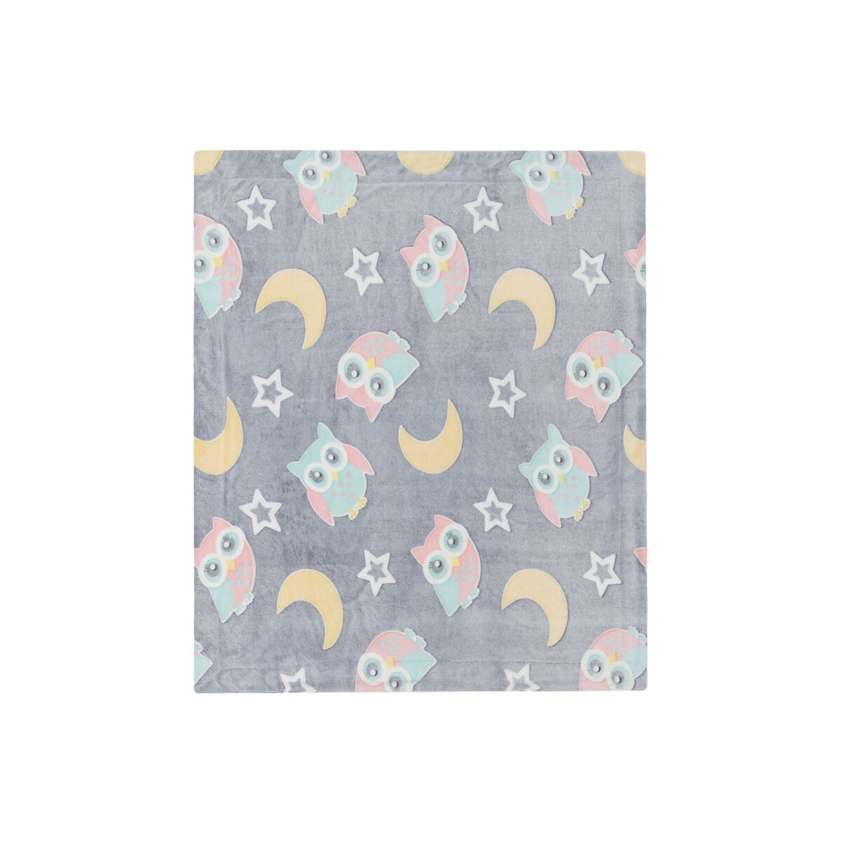 Narzuta dla dzieci świecąca w ciemności GLOW, 125 x 150 cm