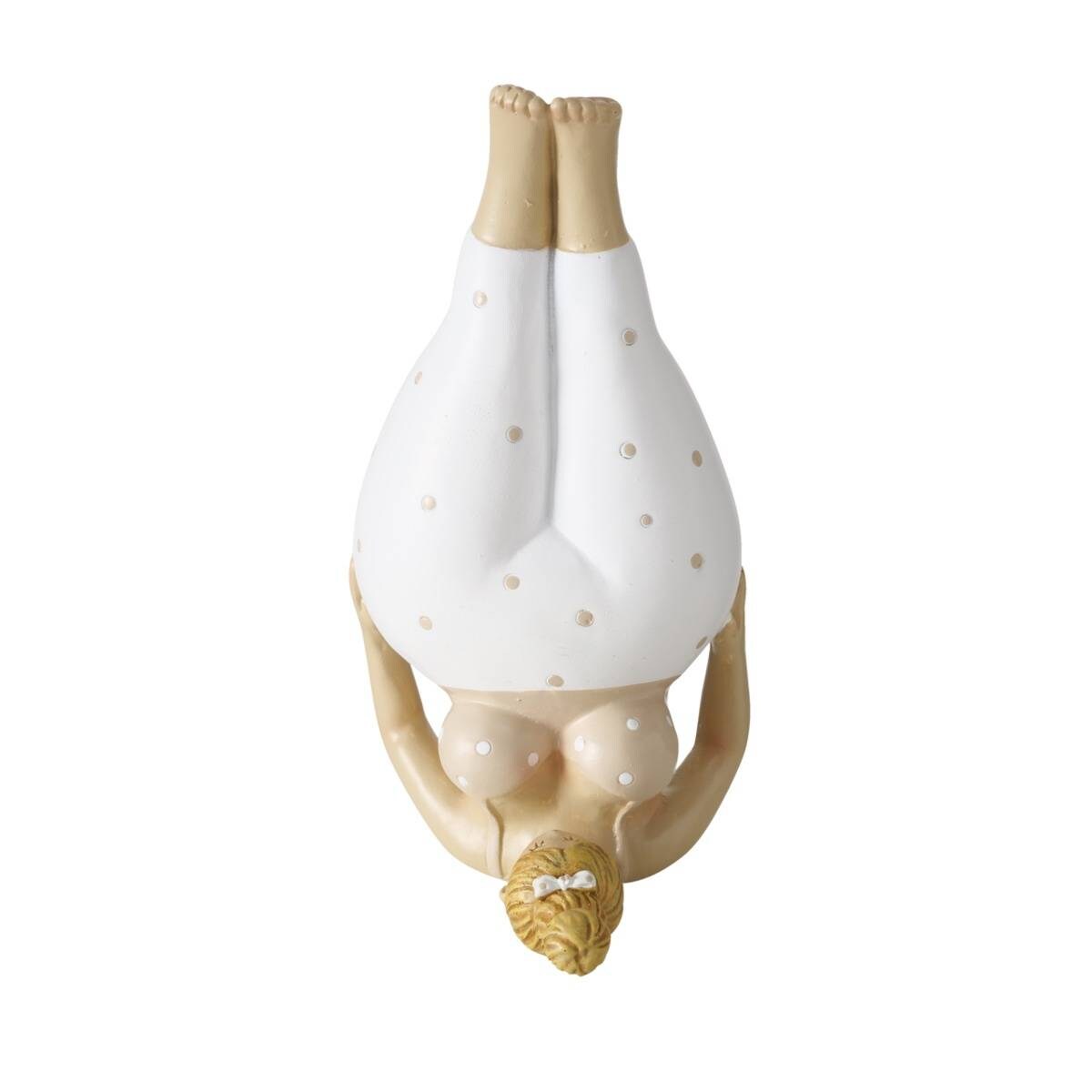 Figurka porcelanowa Joga, kobieta, 22 cm