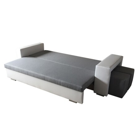 Kanapa TANGO z pufami w cenie - zielona