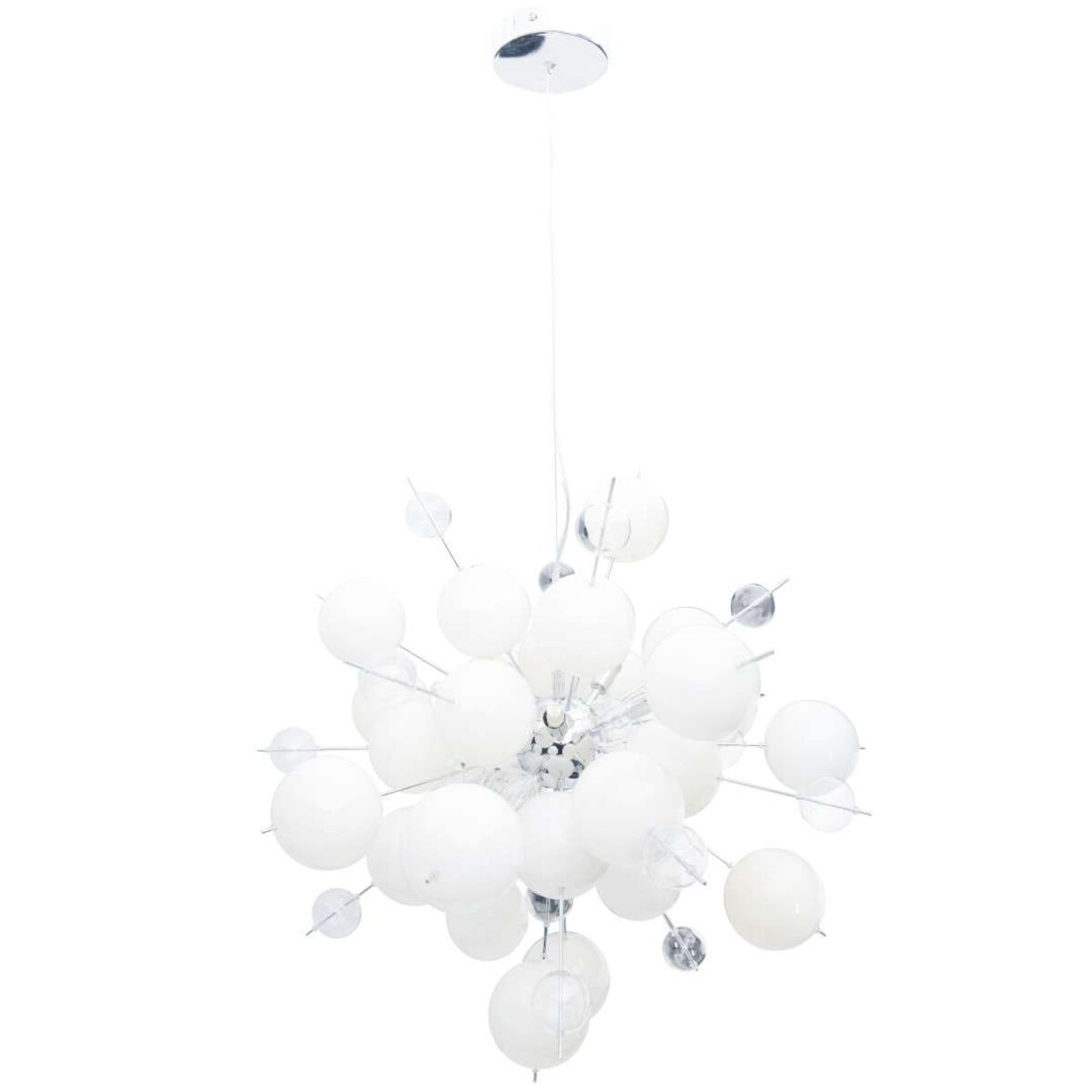 LAMPA wisząca EXPLOSION 7026423 Nave dekoracyjna OPRAWA zwis kulki bubbles bombki białe