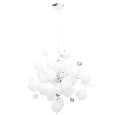 LAMPA wisząca EXPLOSION 7026423 Nave dekoracyjna OPRAWA zwis kulki bubbles bombki białe