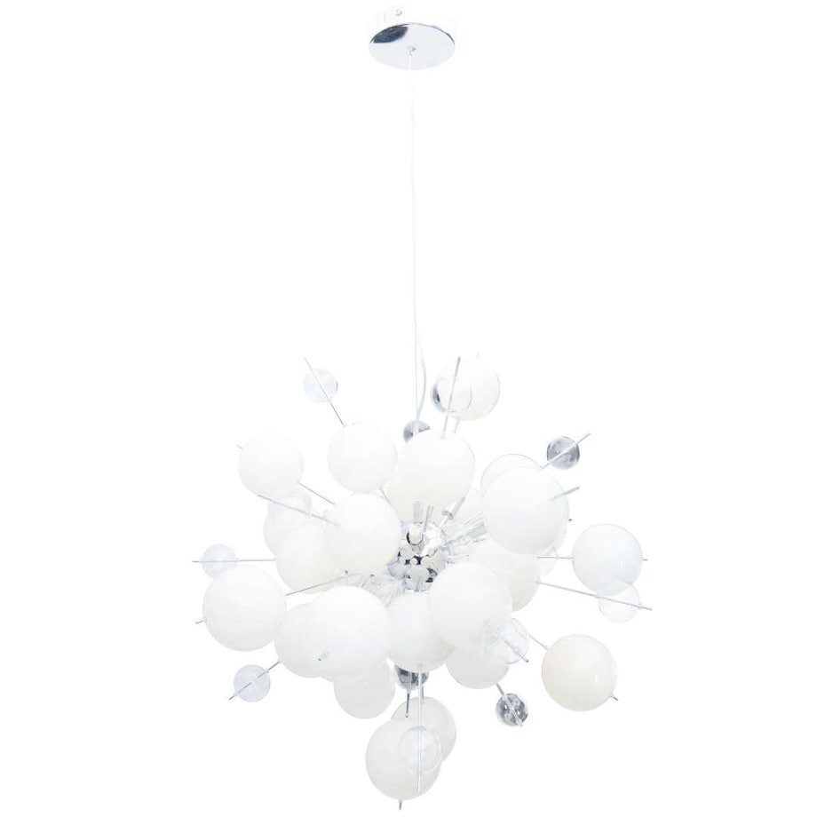 LAMPA wisząca EXPLOSION 7026423 Nave dekoracyjna OPRAWA zwis kulki bubbles bombki białe