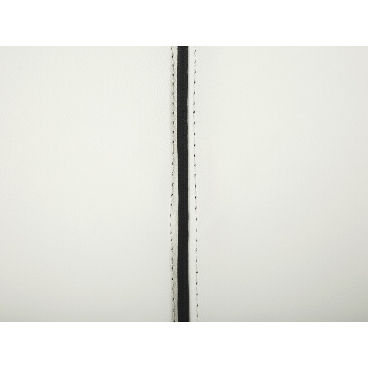 Łóżko skórzane 180 x 200 cm białe NANTES