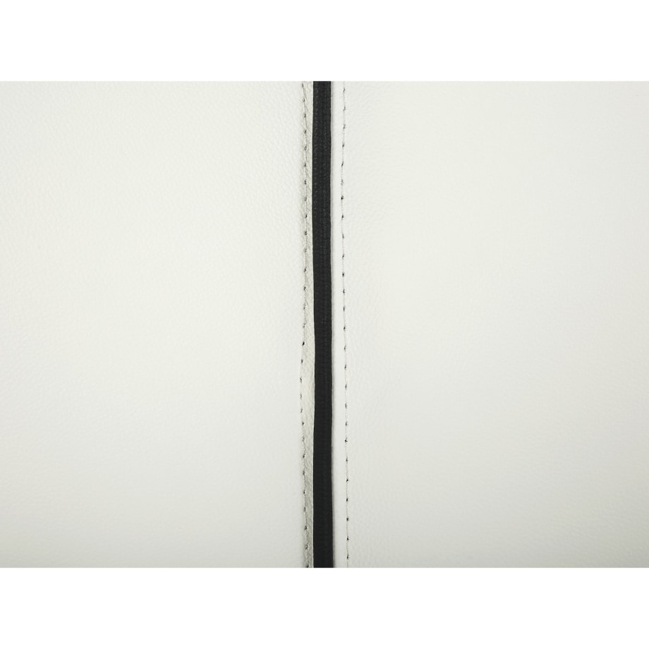 Łóżko skórzane 180 x 200 cm białe NANTES