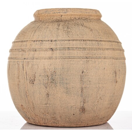Wazon ceramiczny 31x30x30 cm VAASE brązowy