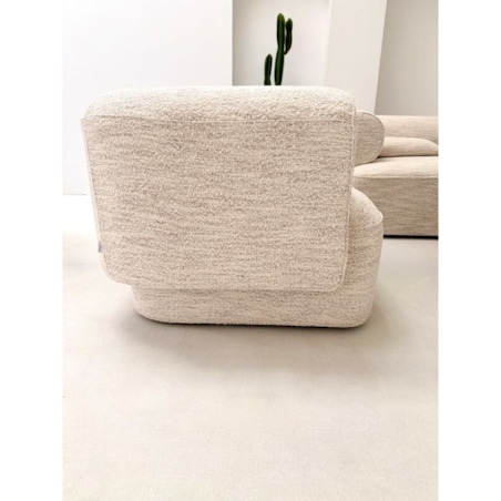 FOTEL BELAGIO – KREMOWY MELANŻ Z BORDEM