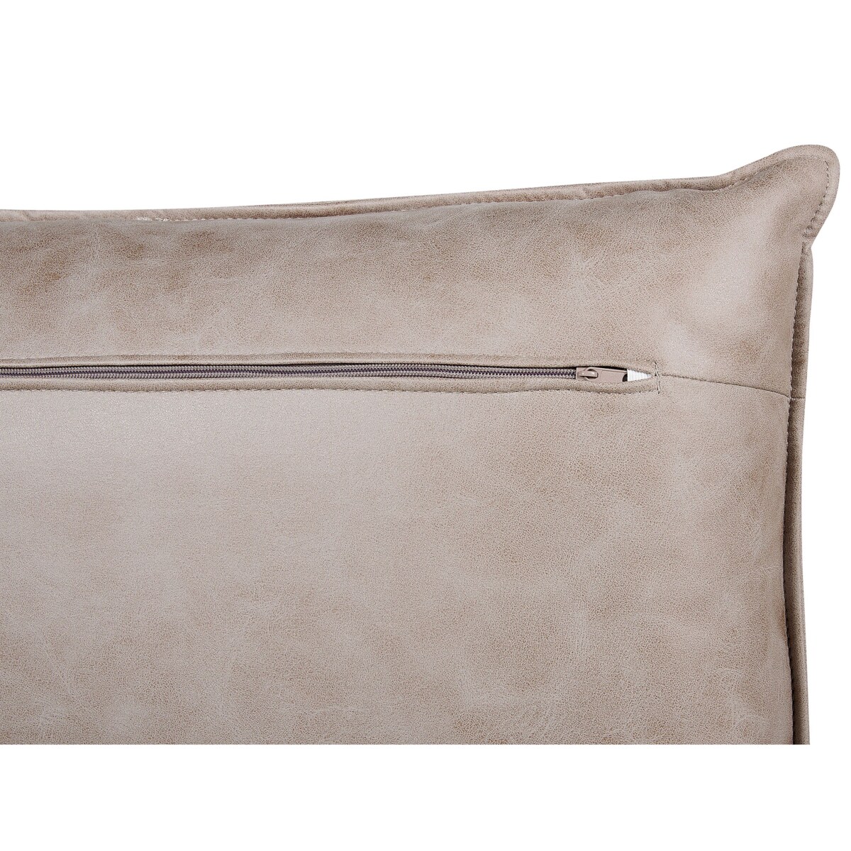 Narożnik eko zamsz prawostronny jasnobrązowy GALLO