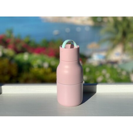 Butelka na wodę różowa Skittle Active, 250 ml, Lund London