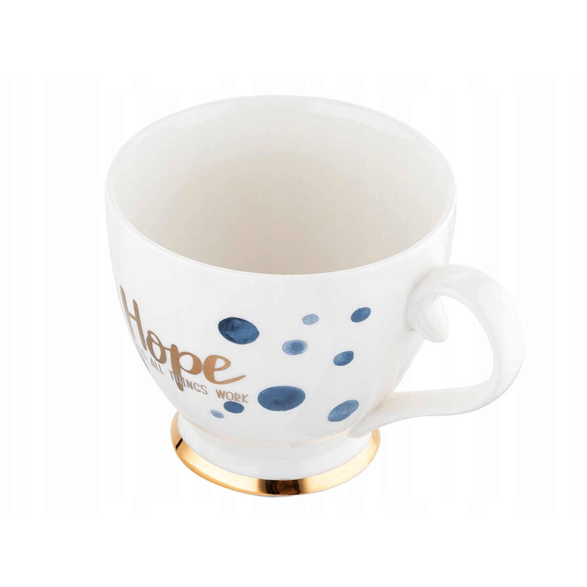 2x KUBEK NA NÓŻCE 440 ml filiżanka na kawę herbatę napoje latte w pracy