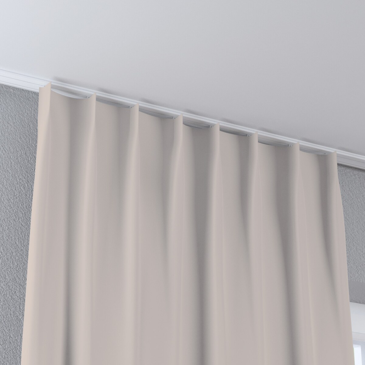 Zasłona na haczykach flex pojedynczych 130x245 kaszmirowy