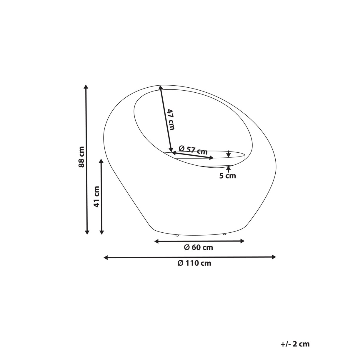 Krzesło ogrodowe Rattan Naturalny MAIORI