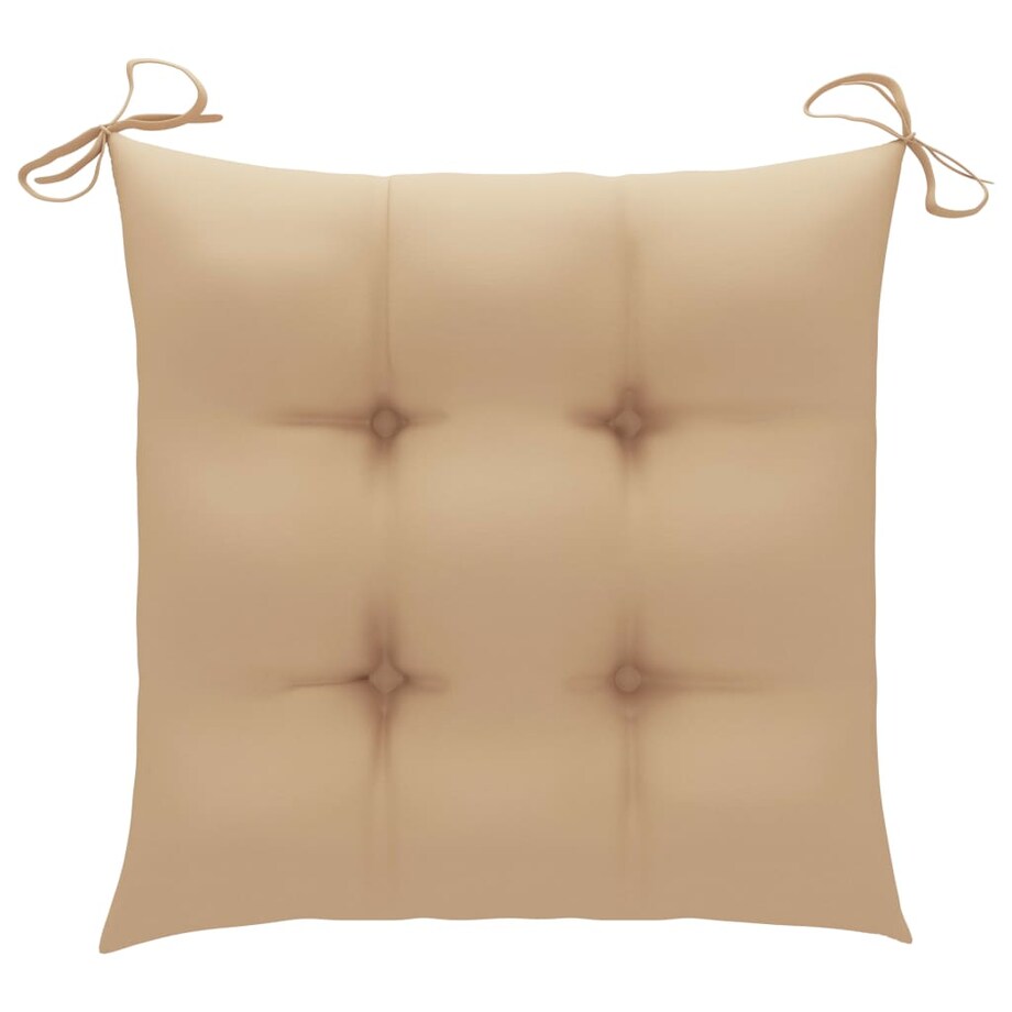 vidaXL Krzesła ogrodowe z poduszkami, 4 szt., lite drewno akacjowe