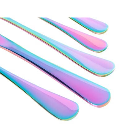 Zestaw sztućców 30 elementów wielokolorowy FUSILLI