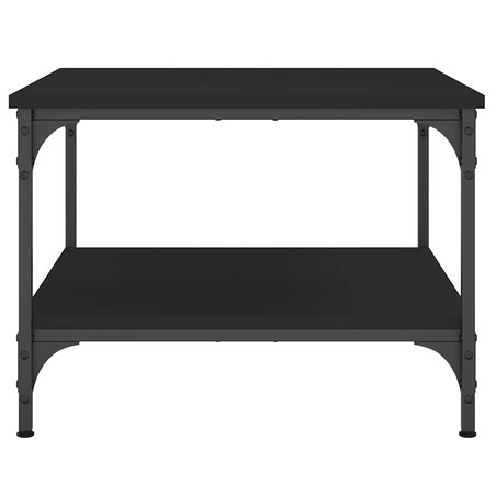 vidaXL Stolik kawowy, czarny, 55x55x40 cm, materiał drewnopochodny