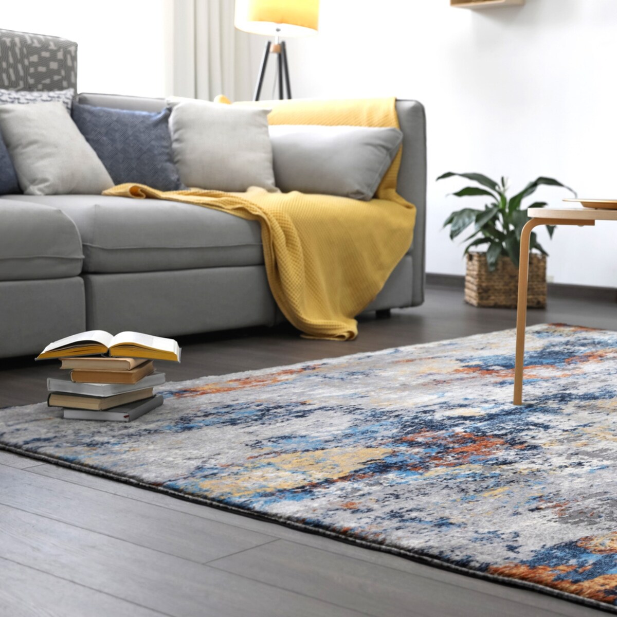 Dywan nowoczesny Studio 200x280 cm e-floor OEKO-TEX Przecierka wielokolorowy