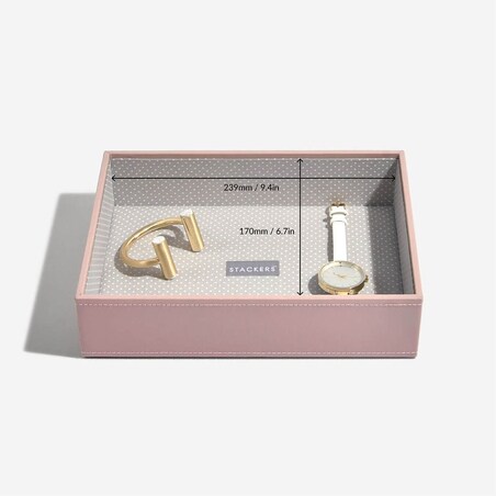 Szkatułka na biżuterię Stackers open classic różowa