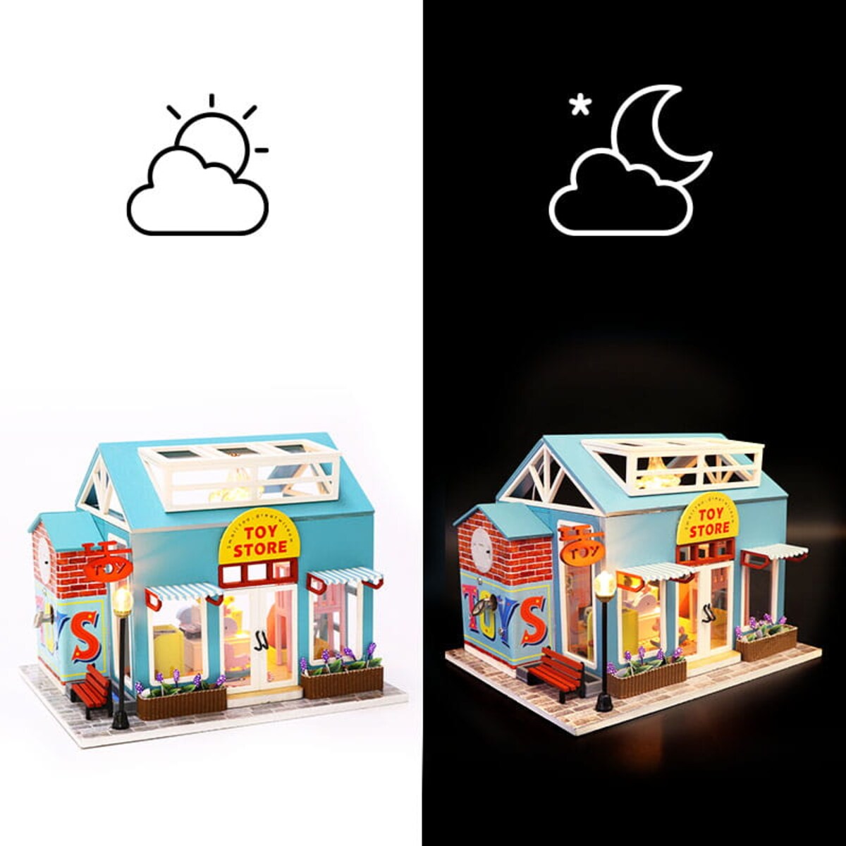 Miniaturowy domek - Sklep z zabawkami