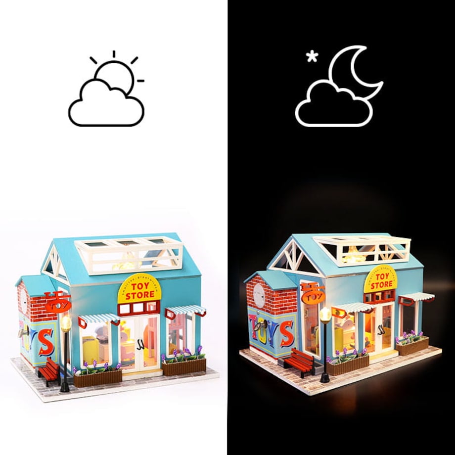 Miniaturowy domek - Sklep z zabawkami