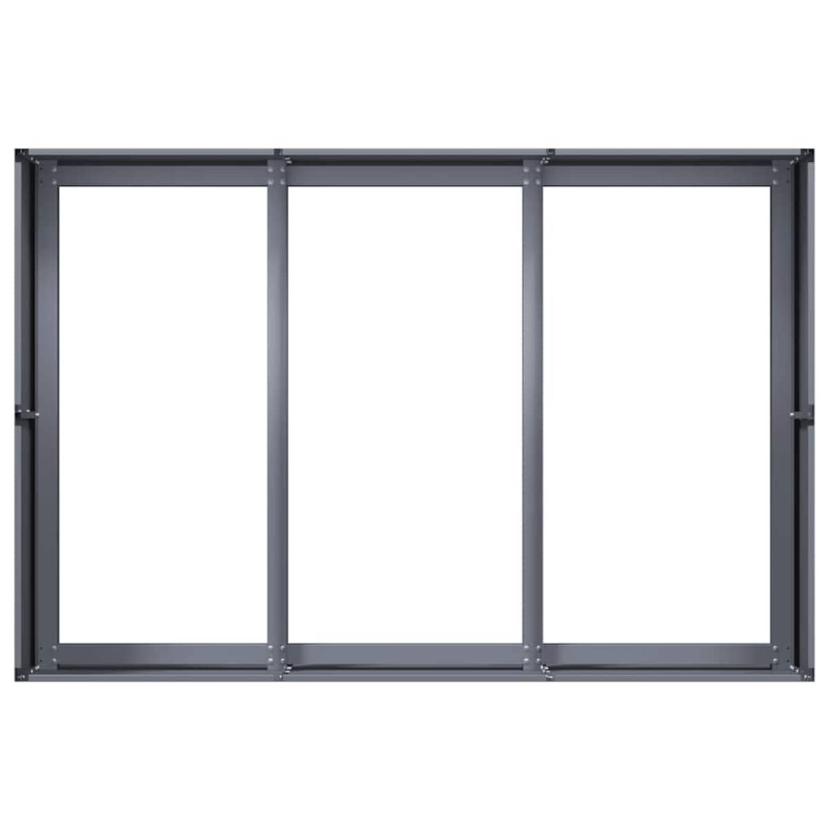 vidaXL Doniczka Antracyt 120x80x40 cm Stal