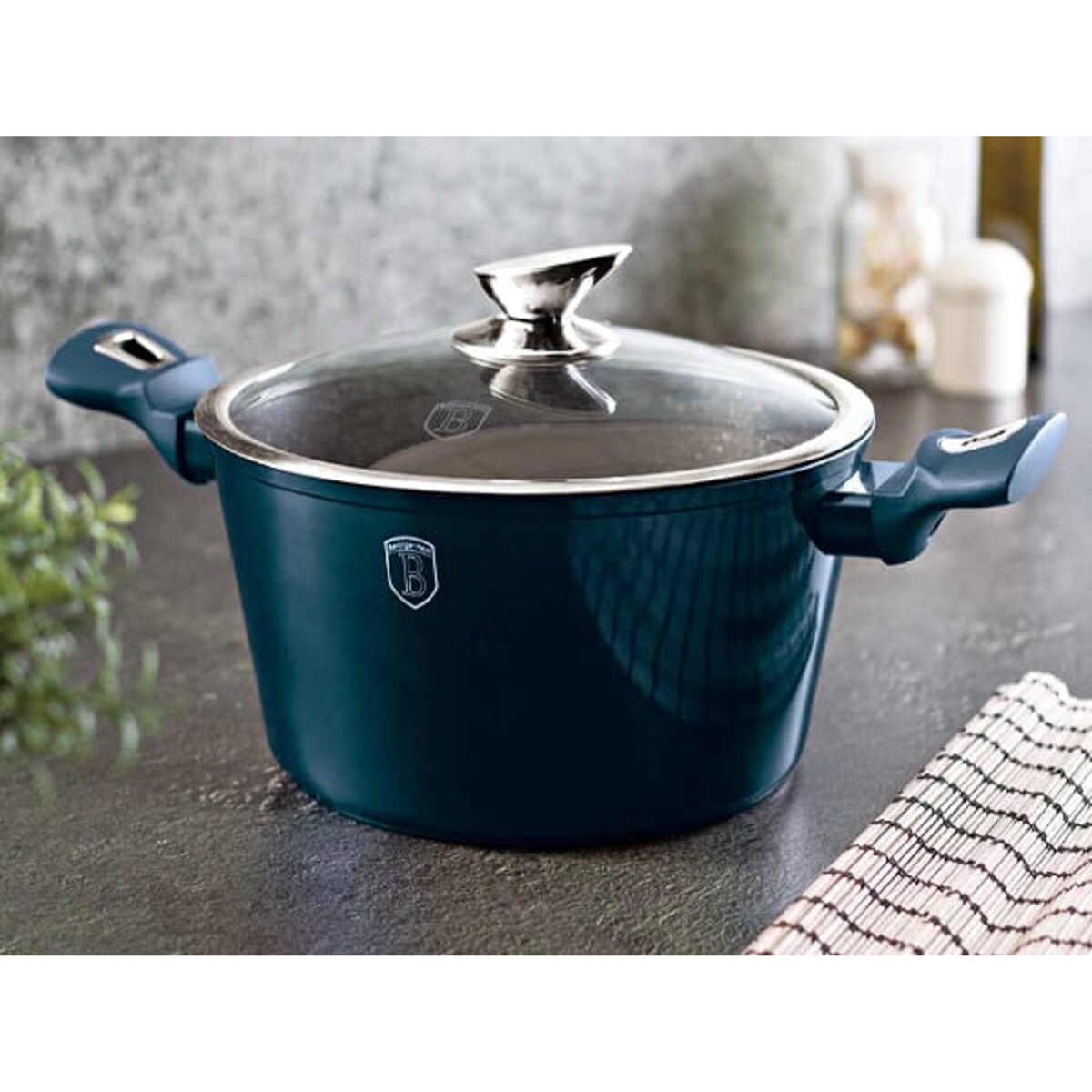 Zestaw 10 elementów garnki, akcesoria Berlinger Haus BH-6152