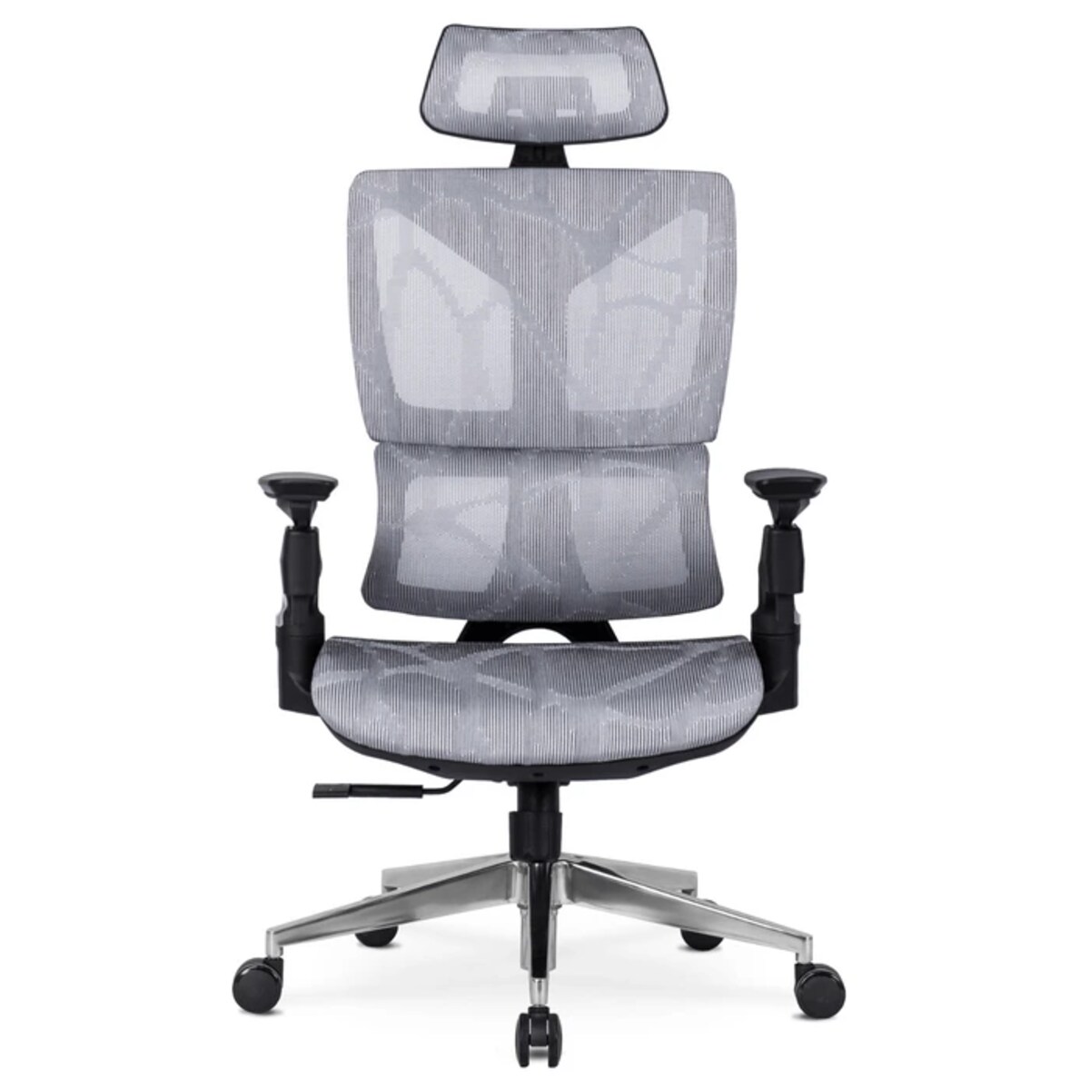 Fotel biurowy obrotowy ergonomiczny do biurka szary MARTIN