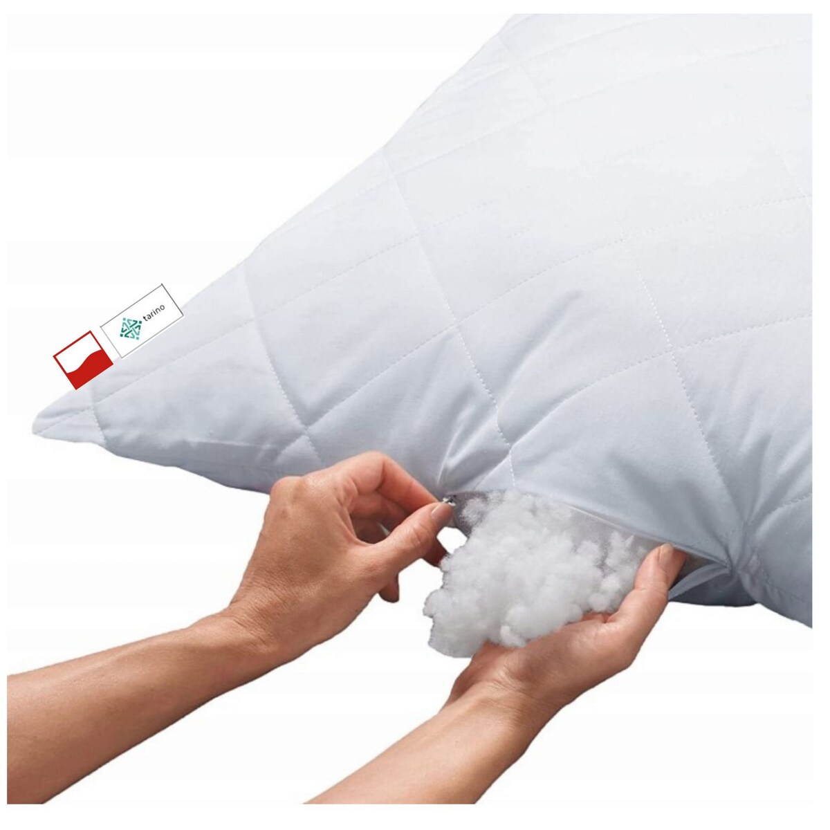 Poduszka antyalergiczna 70x80 z zamkiem POLSKA DWUPAK 2-PACK