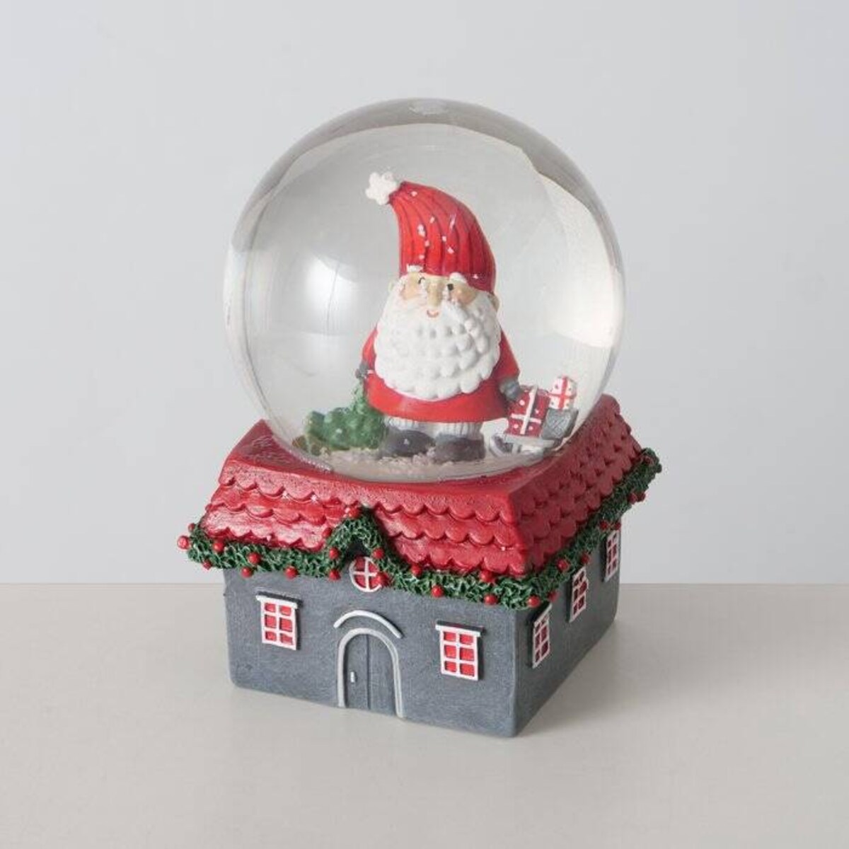 Kula śnieżna z domkiem MONTI, Ø10 cm