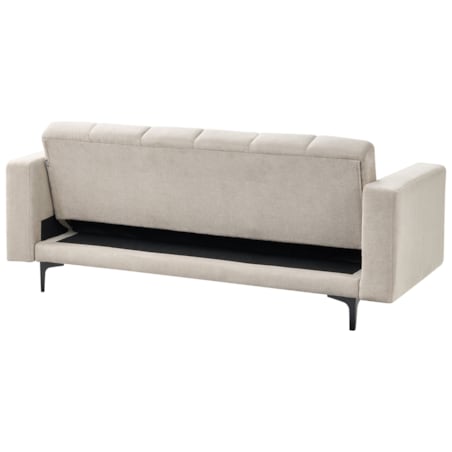 Sofa rozkładana beżowa ALNES