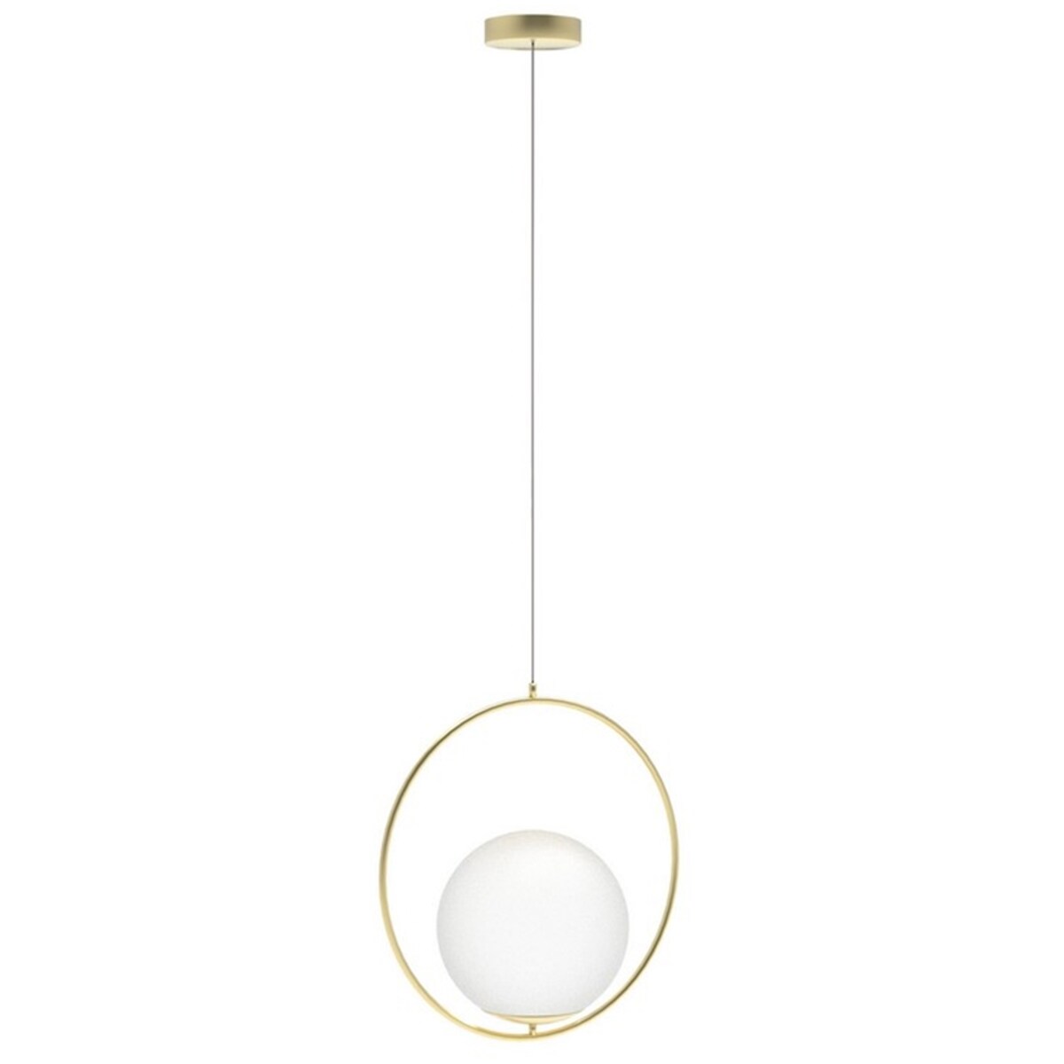 Wisząca lampa szklana Jumbo AZ4983 ball kula złota