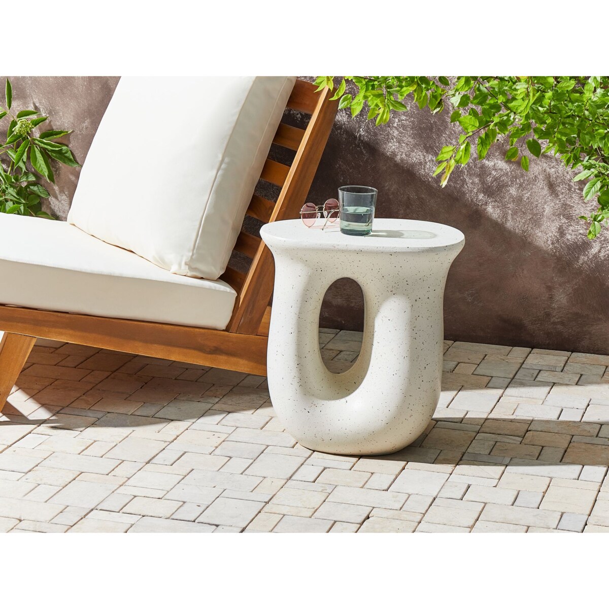 Stolik pomocniczy IDRO Złamana biel