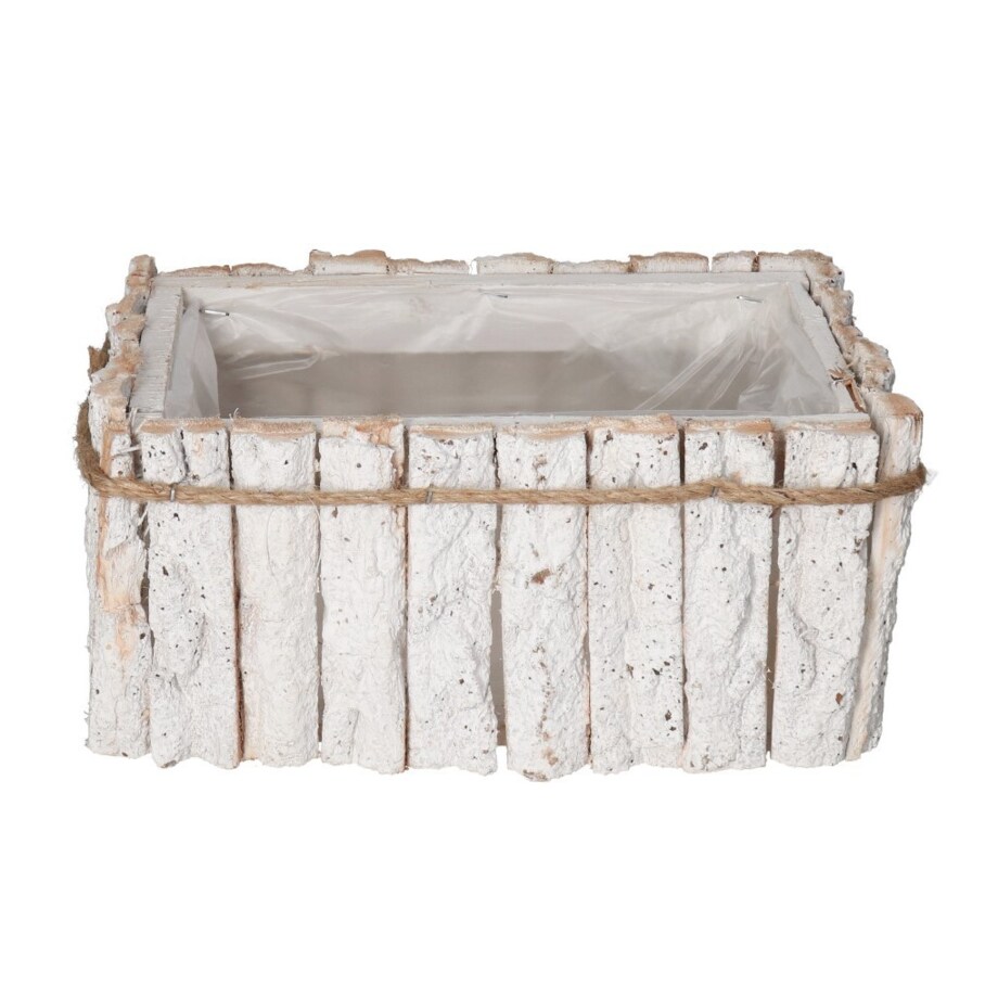 Doniczka Osłonka Drewniana Duża Kora Korytko Doniczki