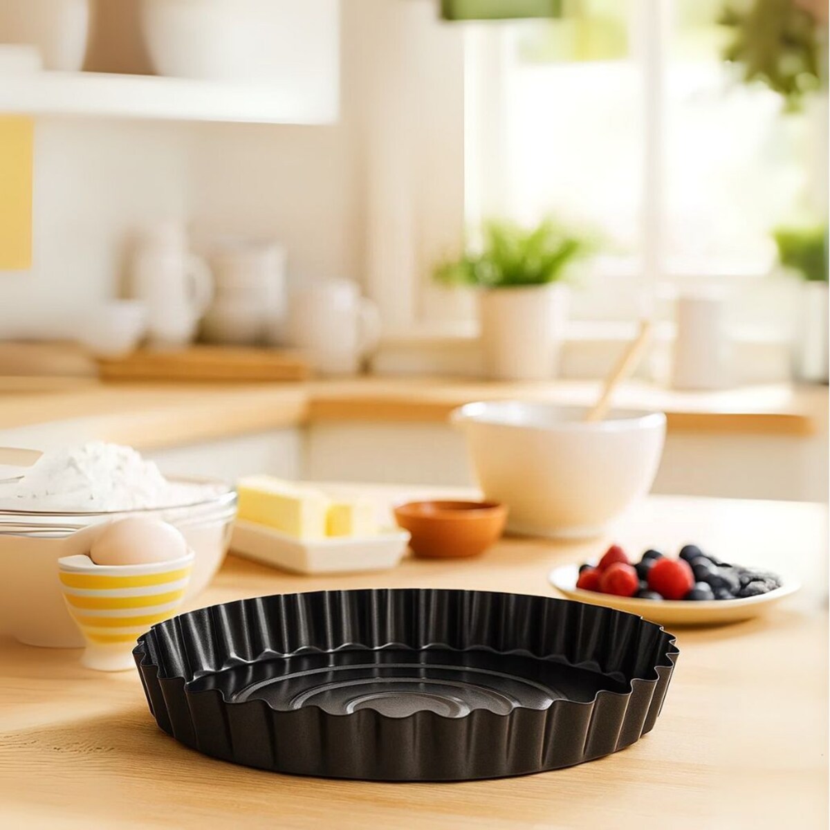 Okrągła forma do pieczenia Ø 28 cm, stal węglowa