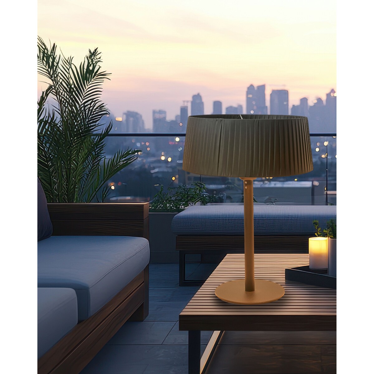 Promiennik na podczerwień wolnostojący OLLERIA 1500 W Czarny