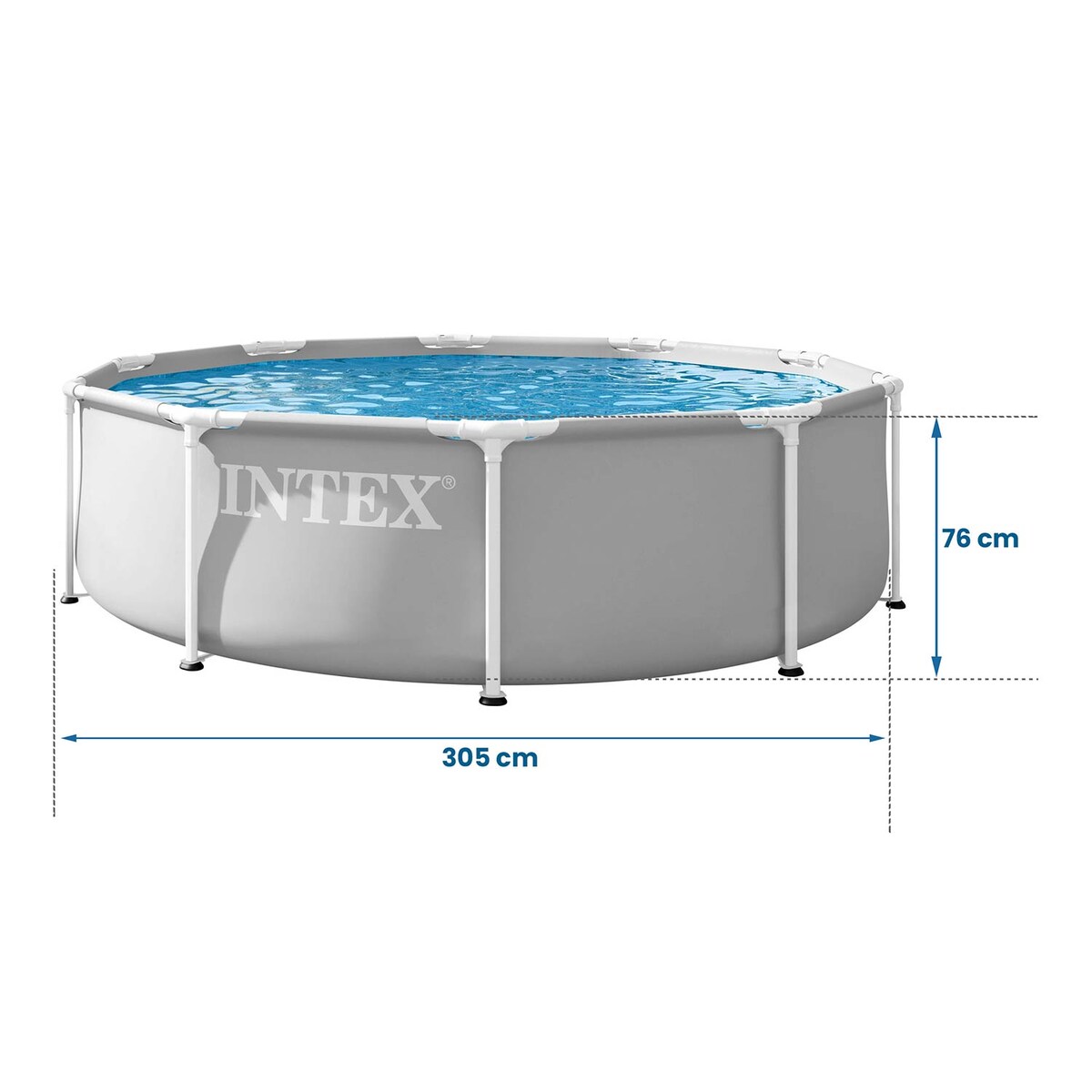 Basen stelażowy ogrodowy Intex 26700ND okrągły 305x76 cm model 2026