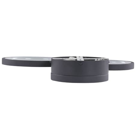 Lampa sufitowa LED metalowa czarna AGNAT