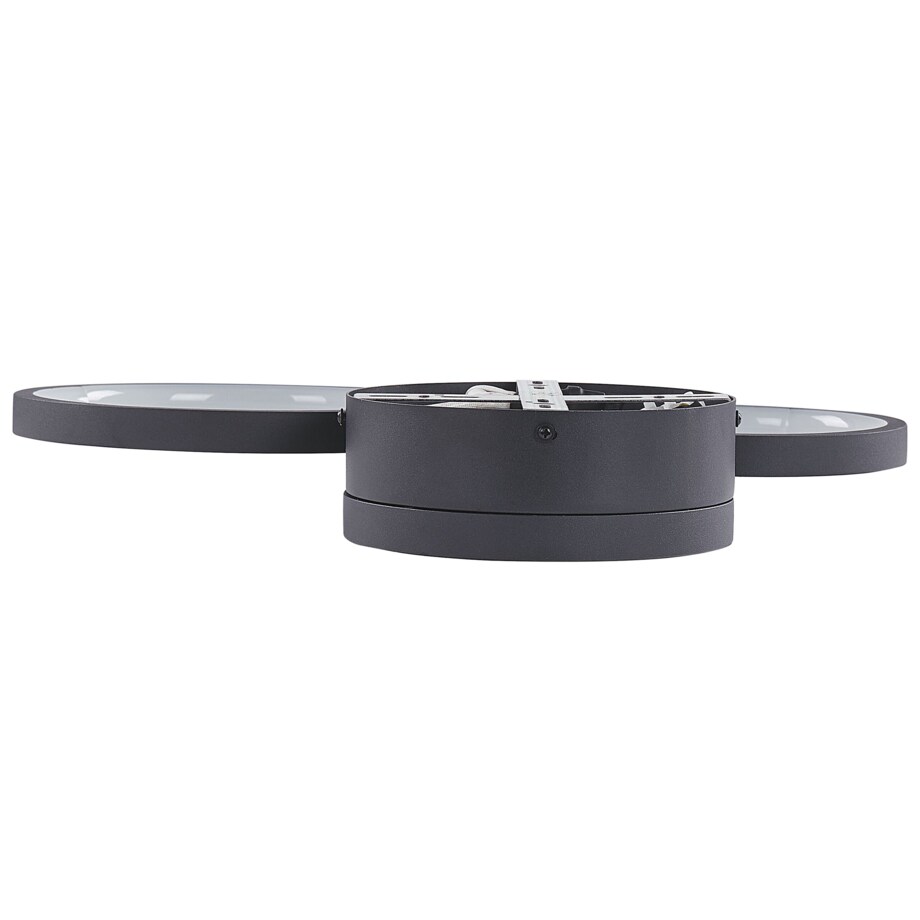 Lampa sufitowa LED metalowa czarna AGNAT