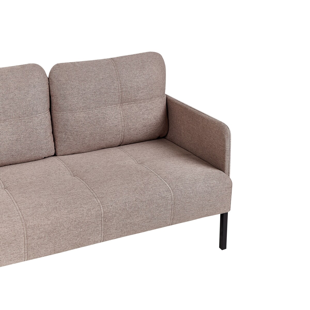 Sofa 2-osobowa brązowa LAHTI