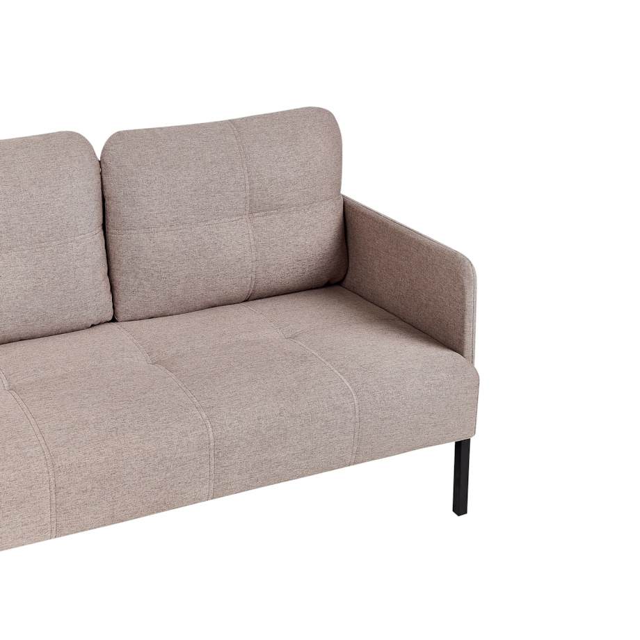 Sofa 2-osobowa brązowa LAHTI