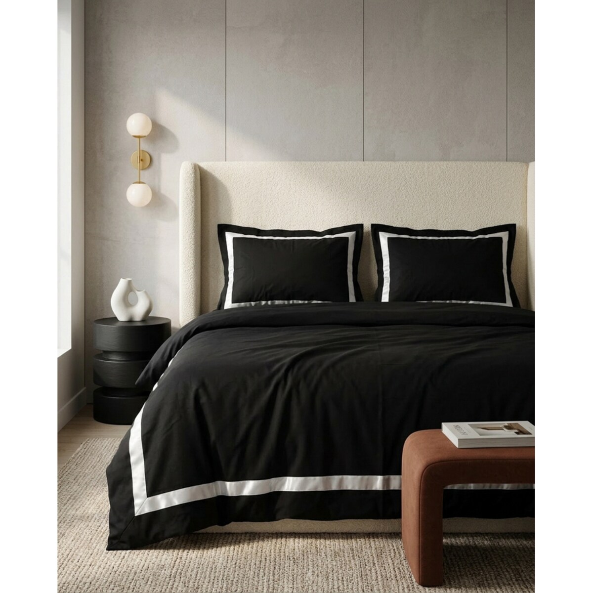 Komplet pościeli SHP RESIDENCE 200x220 czarny