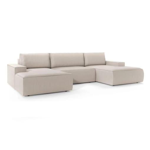 Narożnik z funkcją spania FELICIA U1 kremowy